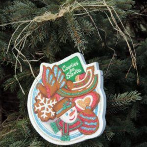 Christmas Cookies For Santa Wood Holiday Hanging Door Decoration Gingerbread